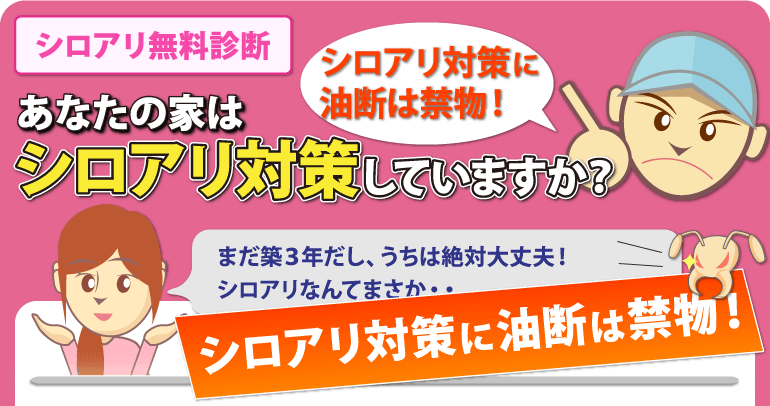 シロアリねっと あなたの家はシロアリ対策していますか？